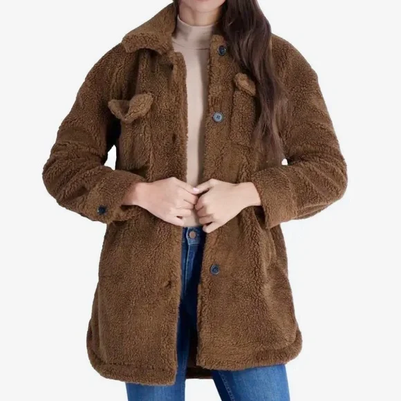 Lucky Brand Teddy Coat - Picture 2 of 10